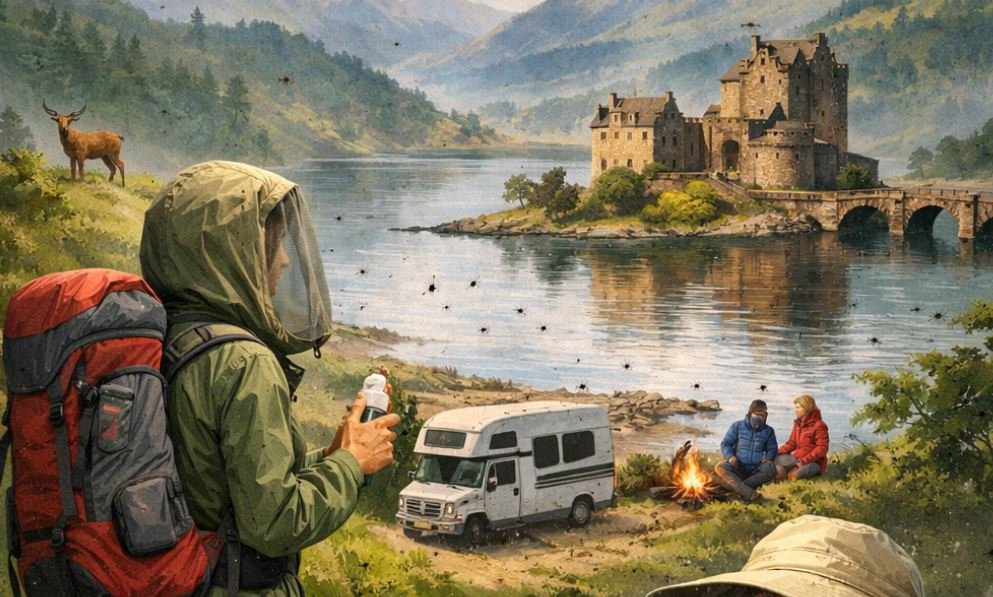 Midges Season in Scotland